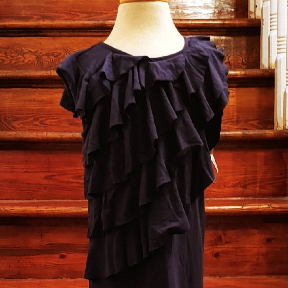Ralph Lauren Navy Dress size 5 Girls NWT